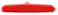 Úzký kartáč , extra tvrdý, 225 mm, Vikan 70404  červený