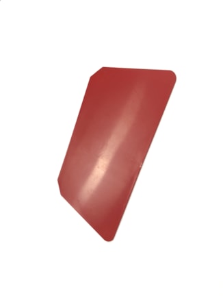 Detekovatelná škrabka 23 cm, červená P0191-3