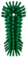Pevný ruční kartáč, tvrdý, 260 mm, Vikan 38922 zelený