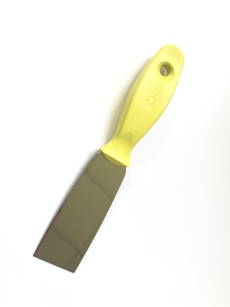 Ocelová škrabka s detekovatelnou rukojetí 4 cm, žlutá 78042-4 (náhrada za P2351-4)