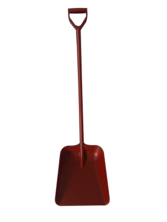 Detekovatelná lopata 330 x 340 mm, L1330 mm, červená 75104-03 (náhrada za P0499-3)