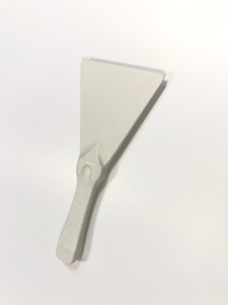 Detekovatelná škrabka s rukojetí 11 cm, bílá 75109-1 (náhrada za P0188-1)