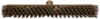 Podlahový smeták,měkký/tvrdý, 410 mm, Vikan 317466 hnědý