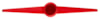Špachtle s pružným nerezovým nožem, 260 mm, Vikan 29114 červená