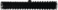 Podlahový smeták, měkký/tvrdý, 410 mm, Vikan 31749 černý