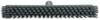 Podlahový smeták,měkký/tvrdý, 410 mm, Vikan 317488 šedý