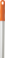 Ergonomická násada, hliník, 1460 mm, Vikan 29597 oranžová