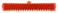 Podlahový smeták, měkký/tvrdý, 410 mm, Vikan 31747 oranžový