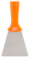Nerez. špachtle, rukojeť se závitem, 100 mm, Vikan 40117 oranžová