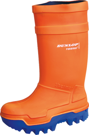 Holínky Dunlop Thermo + S5 oranžové vel. 45