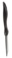 Ruční špachtle jednolitá, 75 mm, Vikan 40609 černá