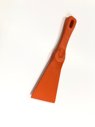 Detekovatelná škrabka s rukojetí 7,5 cm, oranžová 72904-7 (nahrazeno P0187-7)