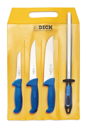 Dick 2555 sada modrá 3 nože + ocílka