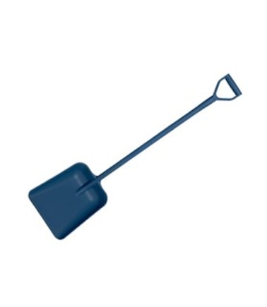 Detekovatelná lopata 330 x 380 mm, L1120 mm, modrá 74104-2 (náhrada za P0498-2)