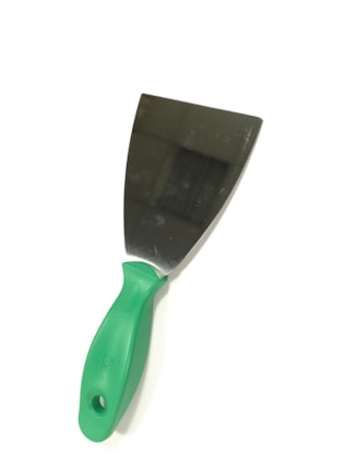Ocelová škrabka s detekovatelnou rukojetí 8 cm, zelená 78082-5  (náhrada za P2355-5)