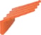 Nástěnný věšák, 240 mm, Vikan 06157 oranžový