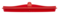 Stěrka s jednoduchou čepelí, 395 mm, Vikan 71404 červená
