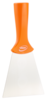 Nerez. špachtle, rukojeť se závitem, 100 mm, Vikan 40117 oranžová