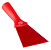 Nylon. ruční špachtle, rukojeť se závitem,100 mm, Vikan 40124 červená
