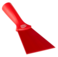 Nylon. ruční špachtle, rukojeť se závitem,100 mm, Vikan 40124 červená