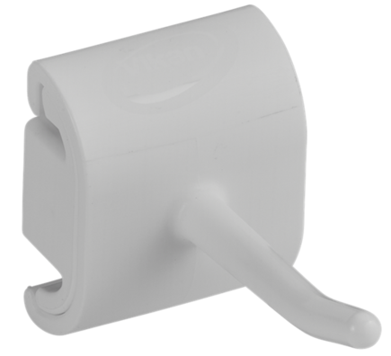 Hygienický nástěnný věšák s háčkem, 41 mm, Vikan 10125, bílý