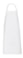 Zástěra z PU folie 130 cm, click, bílá