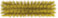 Smeták tvrdý, 330 mm, Vikan 29156 žlutý