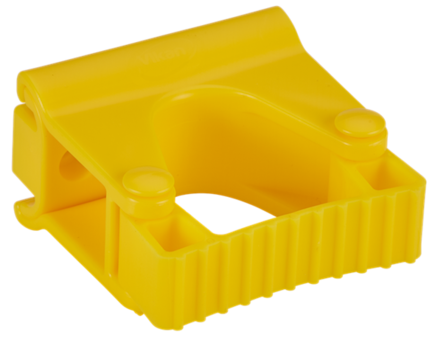 Věšák nást. hygienický s pryž. svorkou, 82mm, Vikan 10136, žlutý