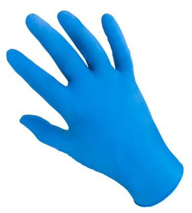 Vyšetř. rukavice Nitril modré, typ LIGHT, vel. L, bal. á 200 ks