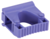 Věšák nást. hygienický s pryž. svorkou, 82mm, Vikan 10139, černý