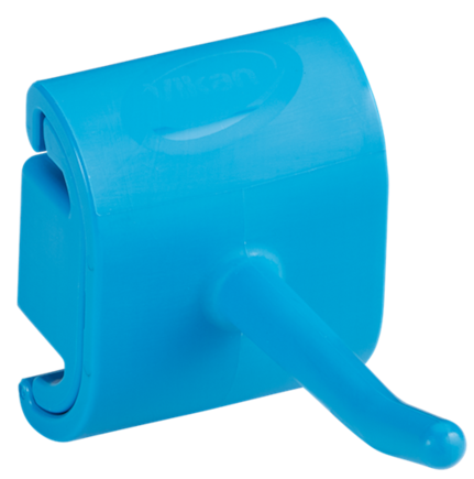 Hygienický nástěnný věšák s háčkem, 41 mm, Vikan 10123, modrý