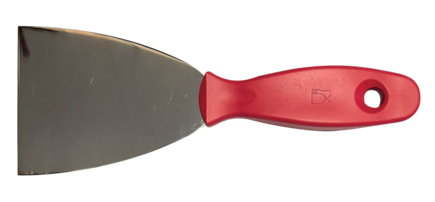 Ocelová škrabka s detekovatelnou rukojetí 8 cm, červená 78082-3  (náhrada za P2355-3)