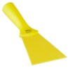 Nylon. ruční špachtle, rukojeť se závitem,100 mm, Vikan 40126 žlutá