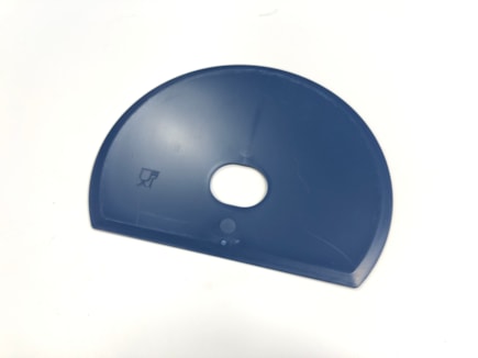Detekovatelná pružná škrabka s otvorem 16 cm, modrá, 71915-2