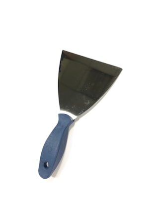 Ocelová škrabka s detekovatelnou rukojetí 12 cm, 78102-2, modrá (náhrada za P2359-2)