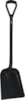 Lopata D úchyt, malá pracovní plocha, 1040 mm, Vikan 56259 černá