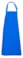 Zástěra z PU folie 110 cm, click, modrá