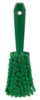 Ruční kartáč s rukojetí, měkký, třepená vlákna, 270 mm, Vikan 41942 zelený