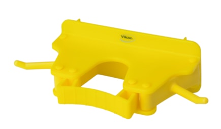 Nástěnný věšák na 1 - 3 produkty, 160 mm, Vikan 10176 žlutý