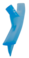Stěrka s jednoduchou čepelí, 700 mm, Vikan 71703 modrá