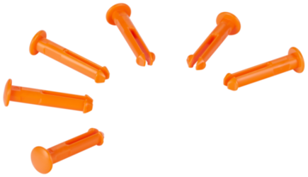 Zajišťovací kolíky, 6 kusů, Vikan 10017, oranžové