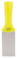 Nerez. špachtle, rukojeť se závitem, 50 mm, Vikan 40106 žlutá