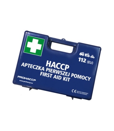 Kufřík pro lékárničku HACCP, modrý, P0008-2