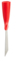 Nerez. špachtle, rukojeť se závitem, 100 mm, Vikan 40114 červená