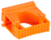 Věšák nást. hygienický s pryž. svorkou, 82mm, Vikan 10139, černý
