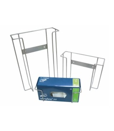 Nerezový dávkovač na rukavice, drát 5mm, 1 balení rukavic, 255x100x85 mm, P2658