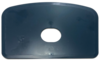 Detekovatelná pružná škrabka s otvorem 14,5 cm, modrá, 71910-2