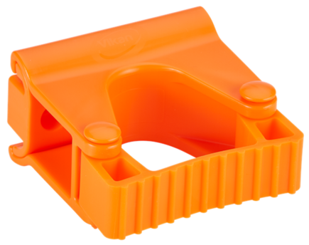 Věšák nást. hygienický s pryž. svorkou, 82mm, Vikan 10137, oranžový