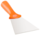 Nerez. špachtle, rukojeť se závitem, 100 mm, Vikan 40117 oranžová