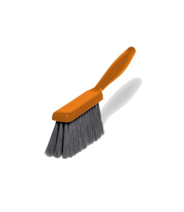 Kartáč s rukojetí - detekovatelné štětiny 340 x 35 mm, oranžový, 70255-7